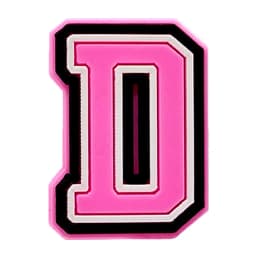Pink Letter Shoe Charms for Crocs Accessories Women Clogs Pins Men Badge Kids Jeans Girls Decorations Buckle Shoes Accessories