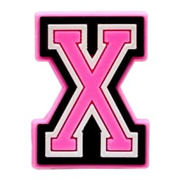 Pink Letter Shoe Charms for Crocs Accessories Women Clogs Pins Men Badge Kids Jeans Girls Decorations Buckle Shoes Accessories