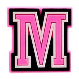 Pink Letter Shoe Charms for Crocs Accessories Women Clogs Pins Men Badge Kids Jeans Girls Decorations Buckle Shoes Accessories