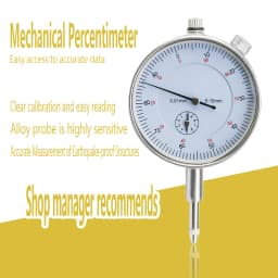 Precision 0.01mm Dial Indicator Gauge 0-10mm Meter Precise 0.01mm Resolution Indicator Gauge Mesure Instrument Tool Dial Gauge