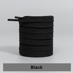 1 Pair Black White Shoe Laces Flat Double Woven Anti-slip Polyester Shoelaces Sports Casual White Shoes Classic Shoelace