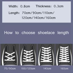 1 Pair Black White Shoe Laces Flat Double Woven Anti-slip Polyester Shoelaces Sports Casual White Shoes Classic Shoelace