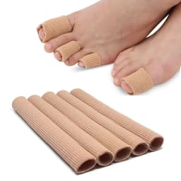 1Pcs S/M/L Fabric Toe Separator Finger Protector Applicator Corn Callus Remover Bunion Corrector Pedicure Tools Tube Foot Care