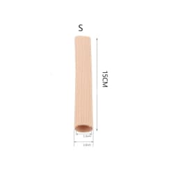 1Pcs S/M/L Fabric Toe Separator Finger Protector Applicator Corn Callus Remover Bunion Corrector Pedicure Tools Tube Foot Care