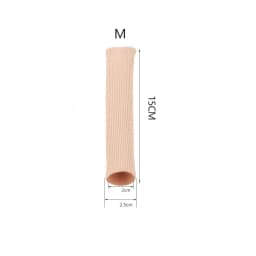 1Pcs S/M/L Fabric Toe Separator Finger Protector Applicator Corn Callus Remover Bunion Corrector Pedicure Tools Tube Foot Care