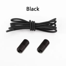 No Tie Shoelaces Round Elastic Shoe Laces Sneakers Shoelace Without Ties Metal Capsules Lock Shoes Accessories for Kids Adult