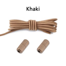No Tie Shoelaces Round Elastic Shoe Laces Sneakers Shoelace Without Ties Metal Capsules Lock Shoes Accessories for Kids Adult