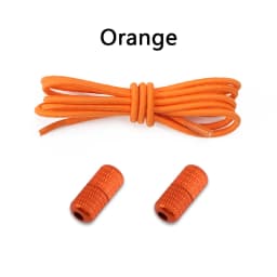 No Tie Shoelaces Round Elastic Shoe Laces Sneakers Shoelace Without Ties Metal Capsules Lock Shoes Accessories for Kids Adult