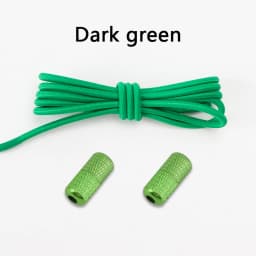 No Tie Shoelaces Round Elastic Shoe Laces Sneakers Shoelace Without Ties Metal Capsules Lock Shoes Accessories for Kids Adult