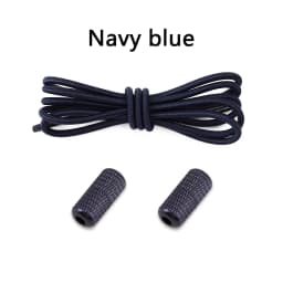 No Tie Shoelaces Round Elastic Shoe Laces Sneakers Shoelace Without Ties Metal Capsules Lock Shoes Accessories for Kids Adult