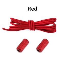 No Tie Shoelaces Round Elastic Shoe Laces Sneakers Shoelace Without Ties Metal Capsules Lock Shoes Accessories for Kids Adult