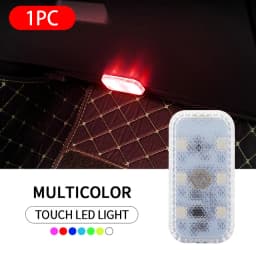 BLALION LED Interior Light Lamp Magnetic Wireless Touch Light Auto Roof Ceiling Reading Lamp for Trunk Storage Box USB Charging