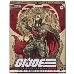 Ko G.i.joe Classified Series Snake Supreme Cobra Commander 6inch Action Figure Collection With Multiple Accessories Collectibles