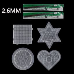 2.6/5mm Mini Hama Beads template Toy DIY perler tool Beads Educational Tangram Jigsaw Puzzle Iron beads tool Free shipping