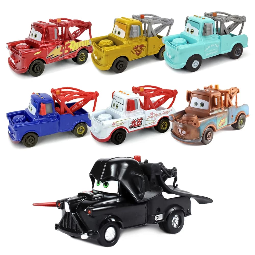 Cars 2 3 Anime Character Electroplated Version Ewan Darth Vader Mater Series Diecast Alloy Car Toys For Children