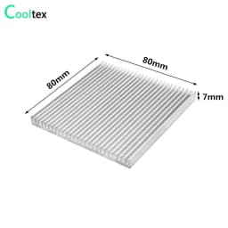 Aluminum Heatsink Extruded Heat Sink for LED Electronic PCB CHIP Heat Dissipation Cooling Cooler