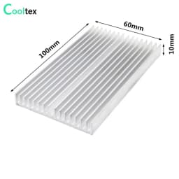 Aluminum Heatsink Extruded Heat Sink for LED Electronic PCB CHIP Heat Dissipation Cooling Cooler