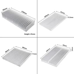 Aluminum Heatsink Extruded Heat Sink for LED Electronic PCB CHIP Heat Dissipation Cooling Cooler