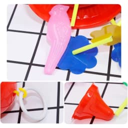 Hanging Mobile Rattle Bell Baby Toy for Crib Stroller with Sounding Bell Cartoon Clockwork Wind Chime for Baby 3/6/9m+ A2UB