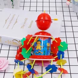 Hanging Mobile Rattle Bell Baby Toy for Crib Stroller with Sounding Bell Cartoon Clockwork Wind Chime for Baby 3/6/9m+ A2UB