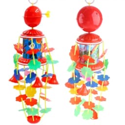 Hanging Mobile Rattle Bell Baby Toy for Crib Stroller with Sounding Bell Cartoon Clockwork Wind Chime for Baby 3/6/9m+ A2UB
