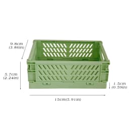 Mr.paper 6 Styles Plastic Stackable Foldable Stationary Holder Simple Cute Student Office Desktop Storage Stationery Organizer