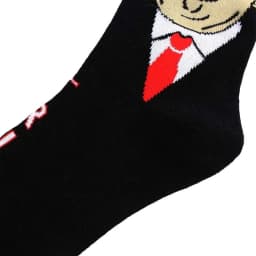 Doneld Trunp Stockings with 3D Fake Hair Crew Socks for Men Women