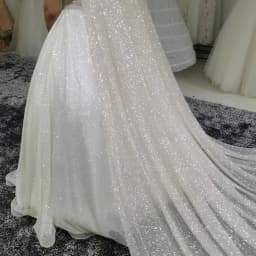 Topqueen V101 Sparking Wedding Veils Golden Bride Veil Cathedral Length Champagne Colored Sequins Royal Wedding Accessories