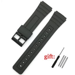 Silicone Watch Strap Sport Diving Rubber Watchband for Casio Watch Accessories 12mm 14mm 16mm 18mm 20mm 22mm Women Men Bracelet