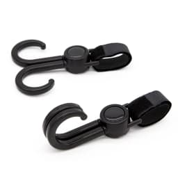 2Pcs Hooks For Baby Stroller Multi Purpose Baby Stroller Accessories Rotate 360 Degree Hook Pram Organizer Bag Hanger New