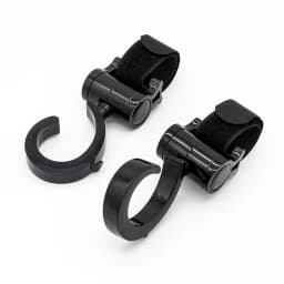 2Pcs Hooks For Baby Stroller Multi Purpose Baby Stroller Accessories Rotate 360 Degree Hook Pram Organizer Bag Hanger New