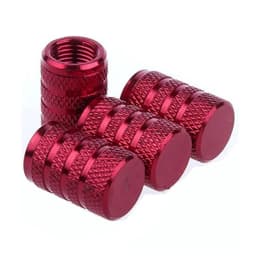 AQTQAQ Aluminum Alloy Car Wheel Tire Valve Caps Tyre Rim Stem Covers Airdust Waterproof for Automobiles Motorcycles Trucks Bikes