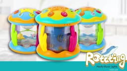 Baby Toys 1-3 Years Babies Ocean Light Rotary Projector Musical Toys Montessori Early Educational Sensory Toys for Toddler Gifts