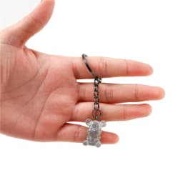 10/20pcs 25 28 30mm Screw Eye Pin Key Chain Key Ring With Eye Screws Round Split Keyrings For DIY Jewelry Making Accessories
