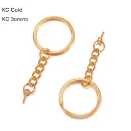 10/20pcs 25 28 30mm Screw Eye Pin Key Chain Key Ring With Eye Screws Round Split Keyrings For DIY Jewelry Making Accessories