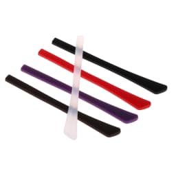 Free shipping Wholesale 1 pair Soft Silicone Anti Slip Eyeglasses Glasses Temple Tips Accessories Square Hole