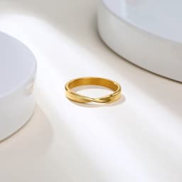 Thin 3mm Womem's Mobius Ring Charm Stainless Steel Twist Mobius Wedding Ring Infinite Love Gitfs