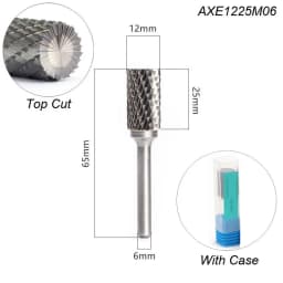 Style A Top Cut Carving Grinder Abrasive Tools Tungsten Rotary File Carbide Burr Milling Cutter Drill For Metal Wood 2 Flutes