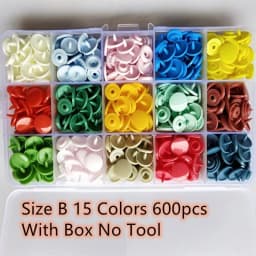 12mm Round Plastic Snap Button Rainbow Color DIY Sewing Poppers Fastener Press Button For Baby Clothing Bibs Sewing Accessories