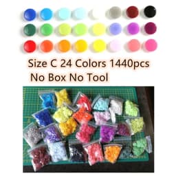 12mm Round Plastic Snap Button Rainbow Color DIY Sewing Poppers Fastener Press Button For Baby Clothing Bibs Sewing Accessories