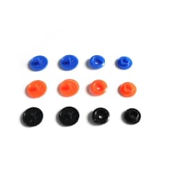 12mm Round Plastic Snap Button Rainbow Color DIY Sewing Poppers Fastener Press Button For Baby Clothing Bibs Sewing Accessories
