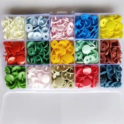 12mm Round Plastic Snap Button Rainbow Color DIY Sewing Poppers Fastener Press Button For Baby Clothing Bibs Sewing Accessories