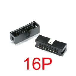 10pcs PCB Connector DC3 6/8/10/14/16/20/26/34/40/50P 2.54mm Pitch Male Socket Double Row Straight IDC Box Headers Dip Connector