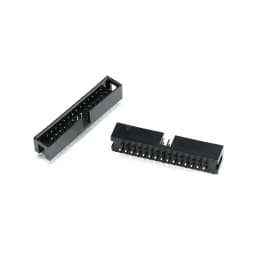 10pcs PCB Connector DC3 6/8/10/14/16/20/26/34/40/50P 2.54mm Pitch Male Socket Double Row Straight IDC Box Headers Dip Connector