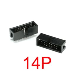 10pcs PCB Connector DC3 6/8/10/14/16/20/26/34/40/50P 2.54mm Pitch Male Socket Double Row Straight IDC Box Headers Dip Connector