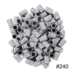 80#150#240# Zebra Sanding Bands Machine Nail Drill Bits Foot Care Polishing Manicure Gel Polish Remover Replacement Tools Cutter