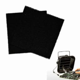 5 High-Quality Black Activated Carbon Filter Sponge 13*13*1cm for 493 Solder Fume Absorber ESD Smoke Exhaust Sponge