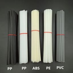 5/10/20Pcs Plastic Welding Rods ABS/PP/PVC/PE Welding Sticks 5x2mm for Plastic Welder Gun Bumper Repair Welding Supplies 20CM
