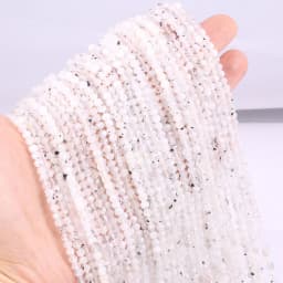 Natural Gem Stone Garnet Beaded 2 3mm Small Faceted Loose Beads for DIY Bracelet Necklace Jewelry Making Accessories 15''