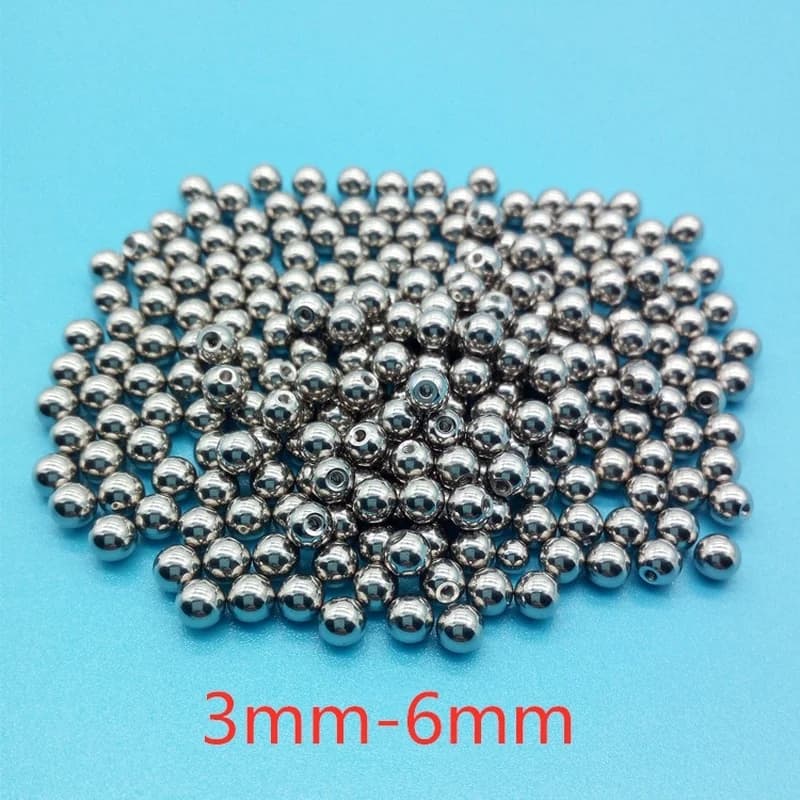 100pcs Replacement Spare BALLS Labret Barbell Bar Piercing Attachments 14g 16g DIY Stainless Steel Body Jewelry